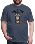 Sea Otter Books T-Shirt - heather navy
