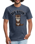 Sea Otter Books T-Shirt - heather navy