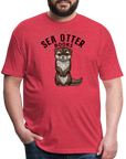 Sea Otter Books T-Shirt - heather red