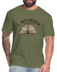 TWP Fitted Cotton/Poly T-Shirt - heather military green