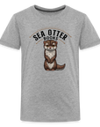 Sea Otter Books Kids' Premium T-Shirt - heather gray