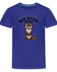 Sea Otter Books Kids' Premium T-Shirt - royal blue