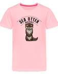 Sea Otter Books Kids' Premium T-Shirt - pink