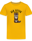 Sea Otter Books Kids' Premium T-Shirt - sun yellow