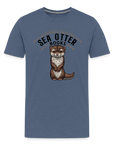 Sea Otter Books Kids' Premium T-Shirt - heather blue