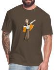 Opera Andy Fitted Cotton/Poly T-Shirt - heather espresso