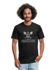 Fishhawk & Rocket Fitted Cotton/Poly T-Shirt - black