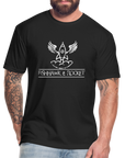 Fishhawk & Rocket Fitted Cotton/Poly T-Shirt - black