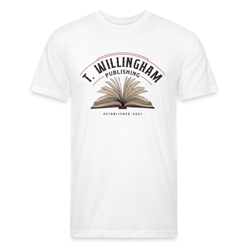 TWP Fitted Cotton/Poly T-Shirt - white