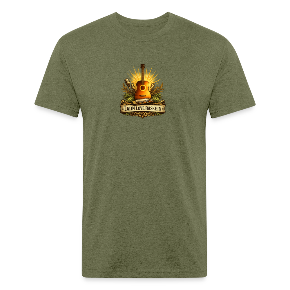 Latin Love Baskets T-Shirt - heather military green