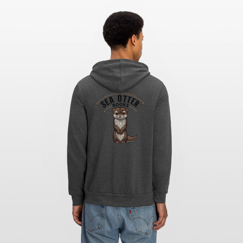 Sea Otter Books Hoodie - charcoal grey