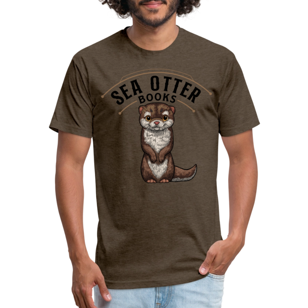Sea Otter Books T-Shirt - heather espresso