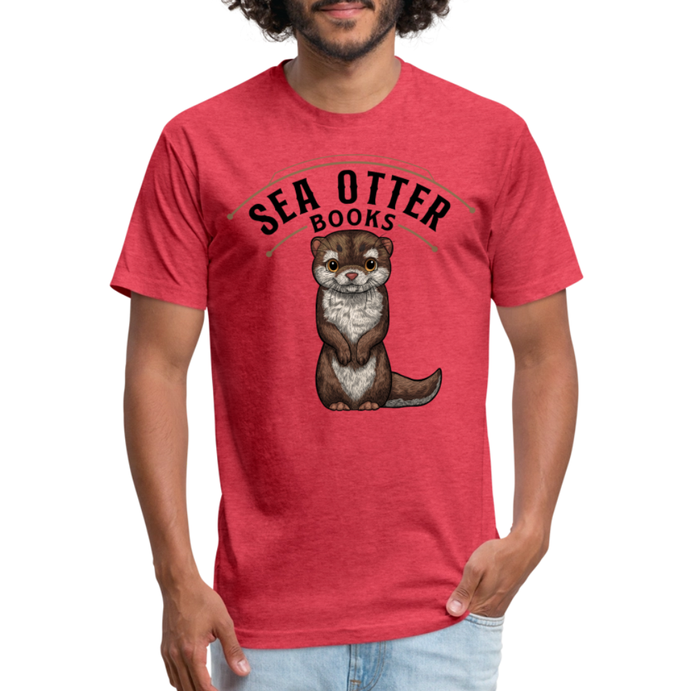 Sea Otter Books T-Shirt - heather red