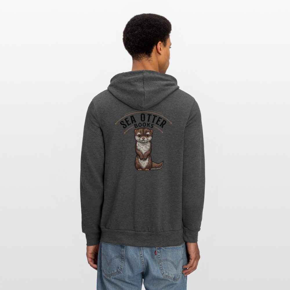 Sea Otter Books Hoodie - charcoal grey