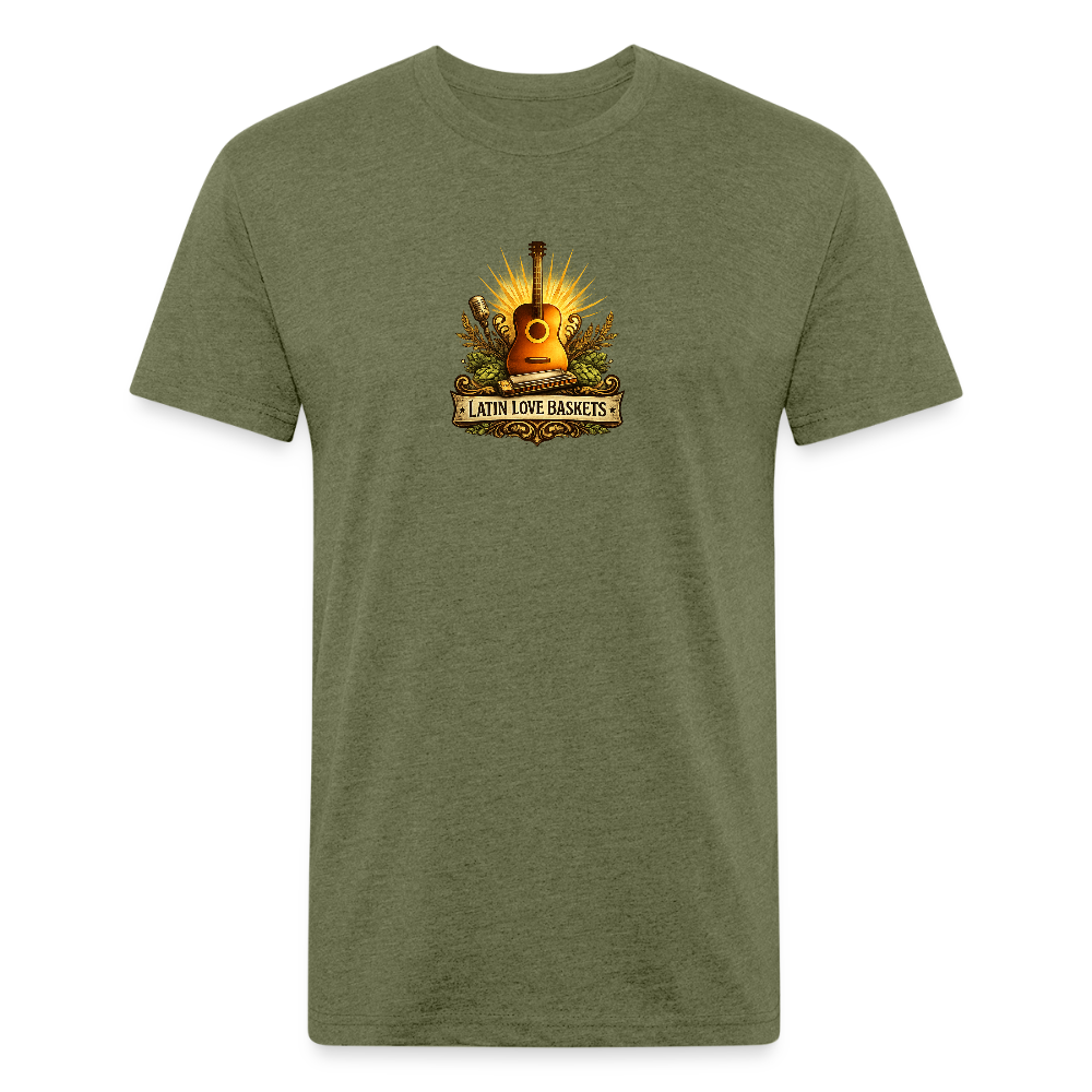 Latin Love Baskets T-Shirt - heather military green