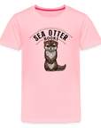 Sea Otter Books Kids' Premium T-Shirt - pink