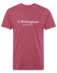 T. Willingham Publishing Standard Logo - heather burgundy