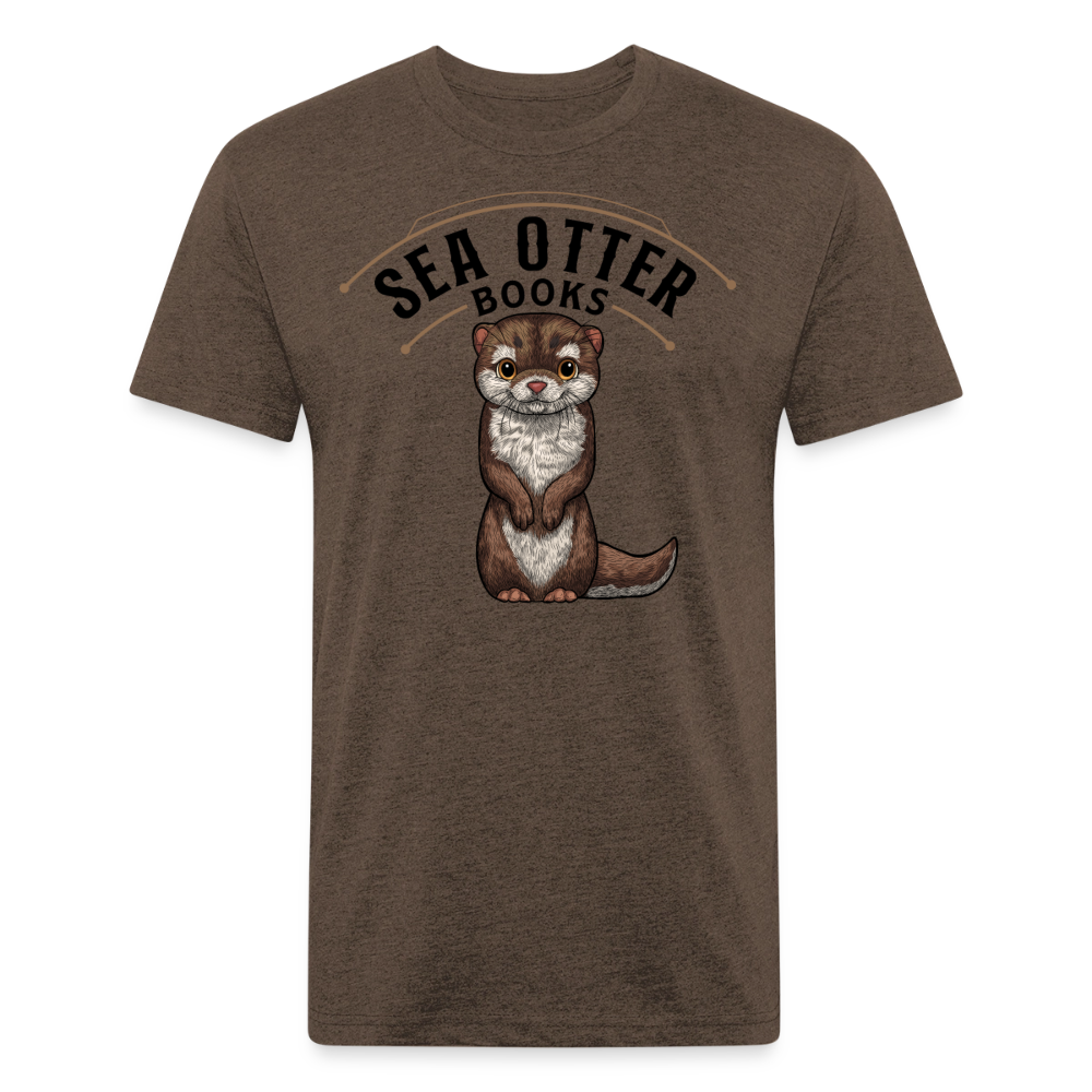 Sea Otter Books T-Shirt - heather espresso