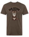 Sea Otter Books T-Shirt - heather espresso