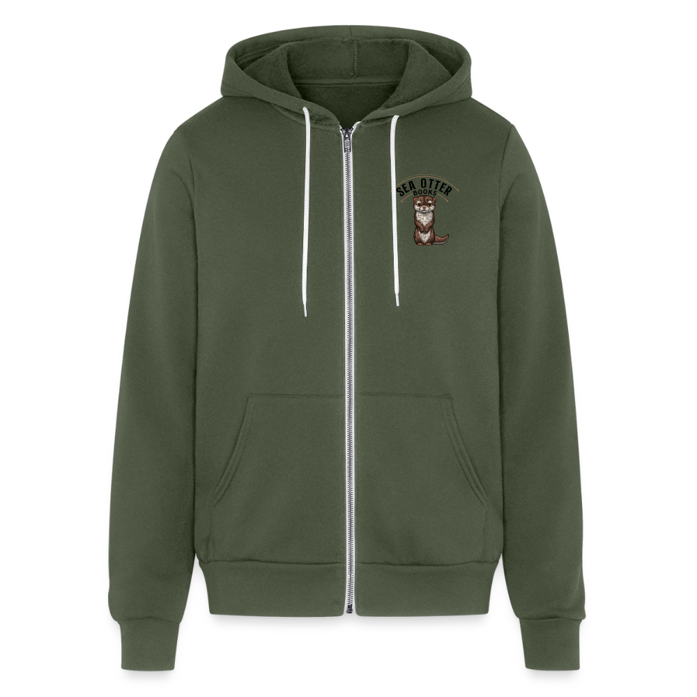 Sea Otter Books Hoodie - military green