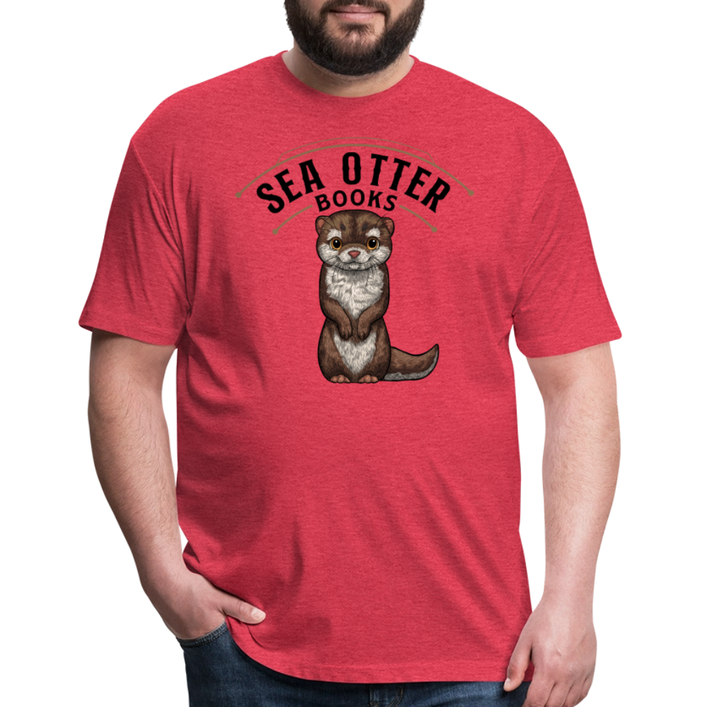 Sea Otter Books T-Shirt - heather red