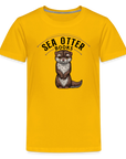 Sea Otter Books Kids' Premium T-Shirt - sun yellow