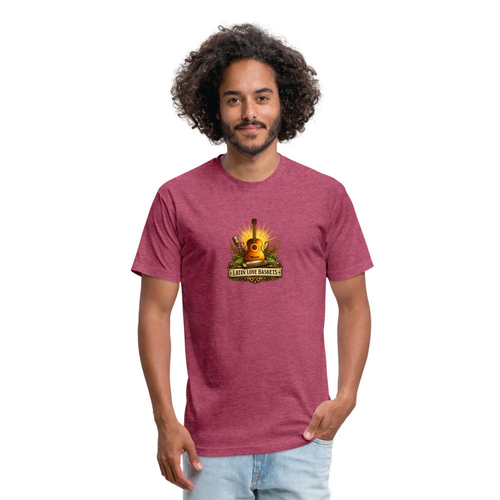 Latin Love Baskets T-Shirt - heather burgundy