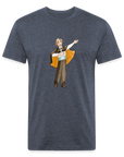 Opera Andy Fitted Cotton/Poly T-Shirt - heather navy