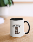 Sea Otter Books Contrast Coffee Mug - white/black