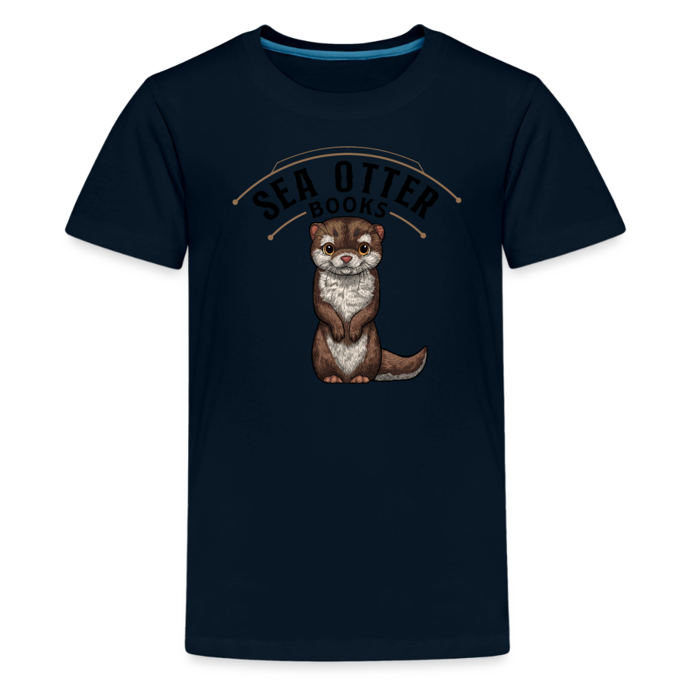 Sea Otter Books Kids' Premium T-Shirt - deep navy