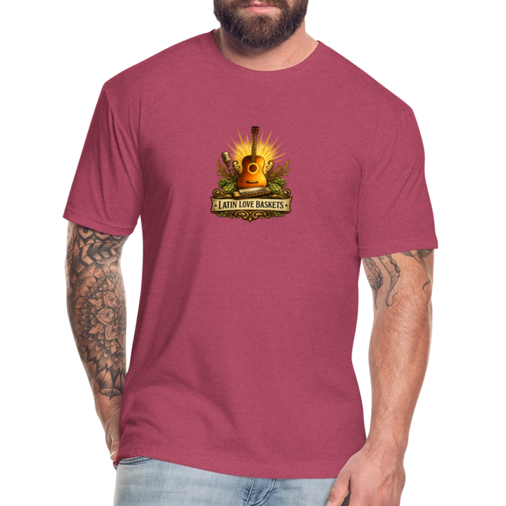 Latin Love Baskets T-Shirt - heather burgundy