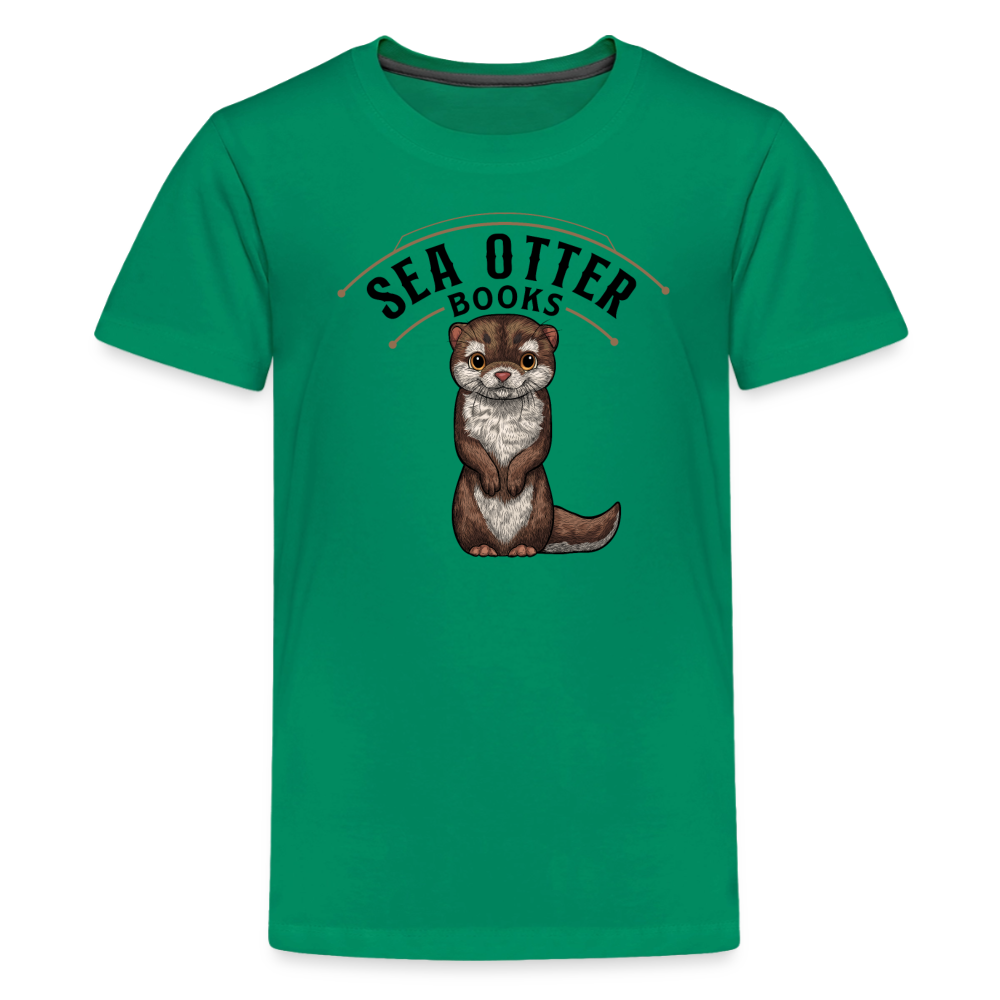 Sea Otter Books Kids' Premium T-Shirt - kelly green