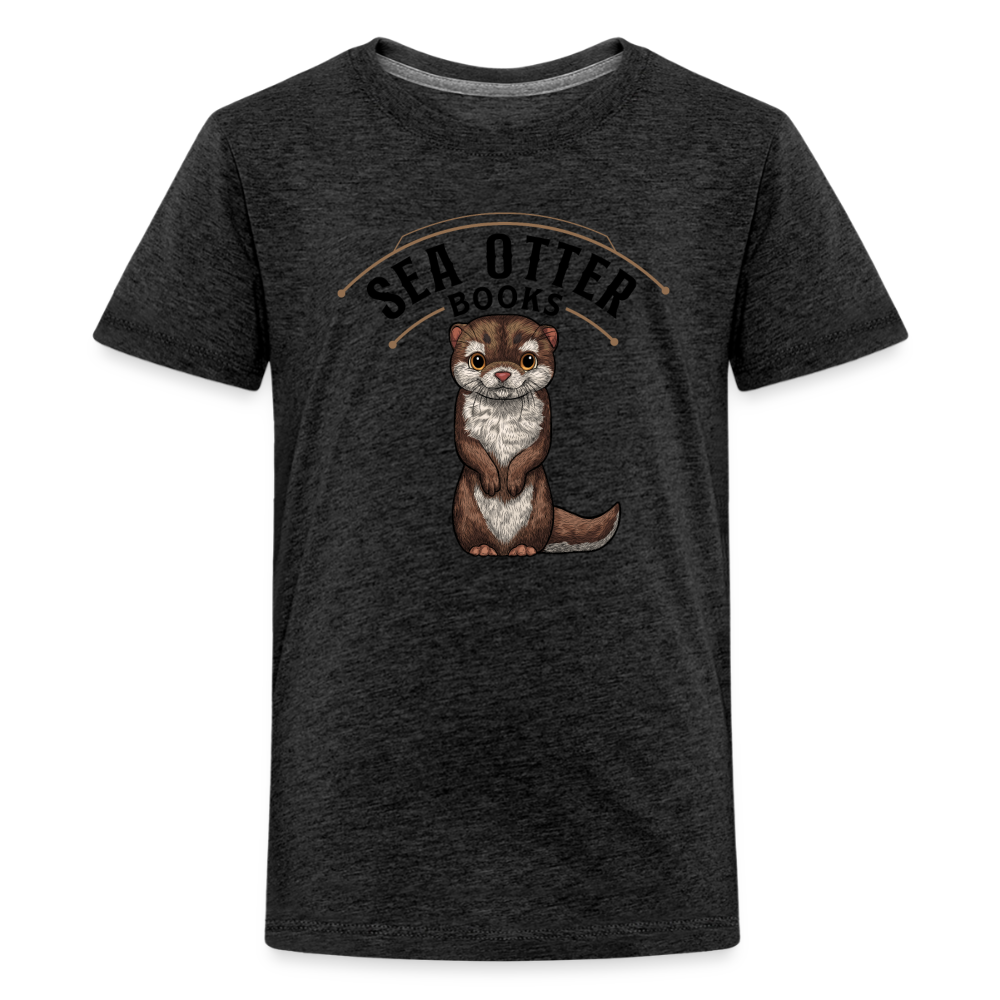 Sea Otter Books Kids' Premium T-Shirt - charcoal grey