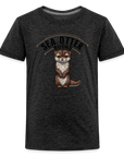 Sea Otter Books Kids' Premium T-Shirt - charcoal grey