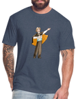 Opera Andy Fitted Cotton/Poly T-Shirt - heather navy