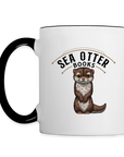 Sea Otter Books Contrast Coffee Mug - white/black