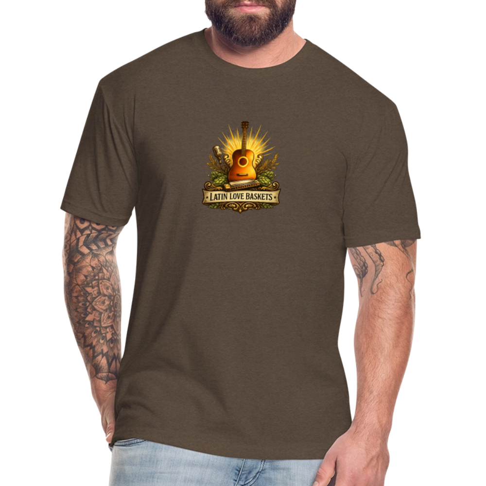 Latin Love Baskets T-Shirt - heather espresso