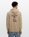 Sea Otter Books Hoodie - tan