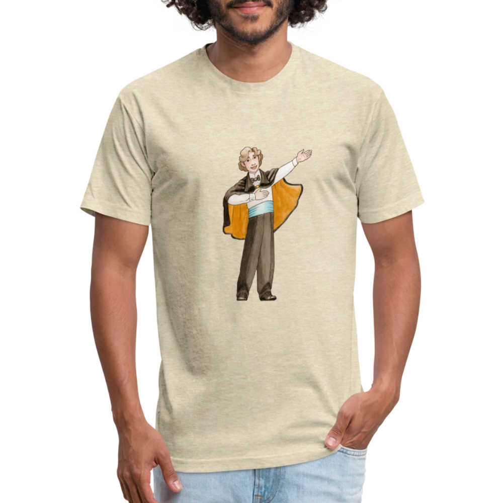 Opera Andy Fitted Cotton/Poly T-Shirt - heather cream