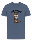 Sea Otter Books Kids' Premium T-Shirt - heather blue