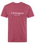 T. Willingham Publishing Standard Logo - heather burgundy