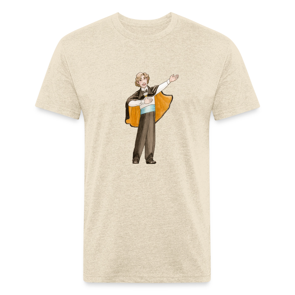 Opera Andy Fitted Cotton/Poly T-Shirt - heather cream