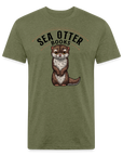 Sea Otter Books T-Shirt - heather military green