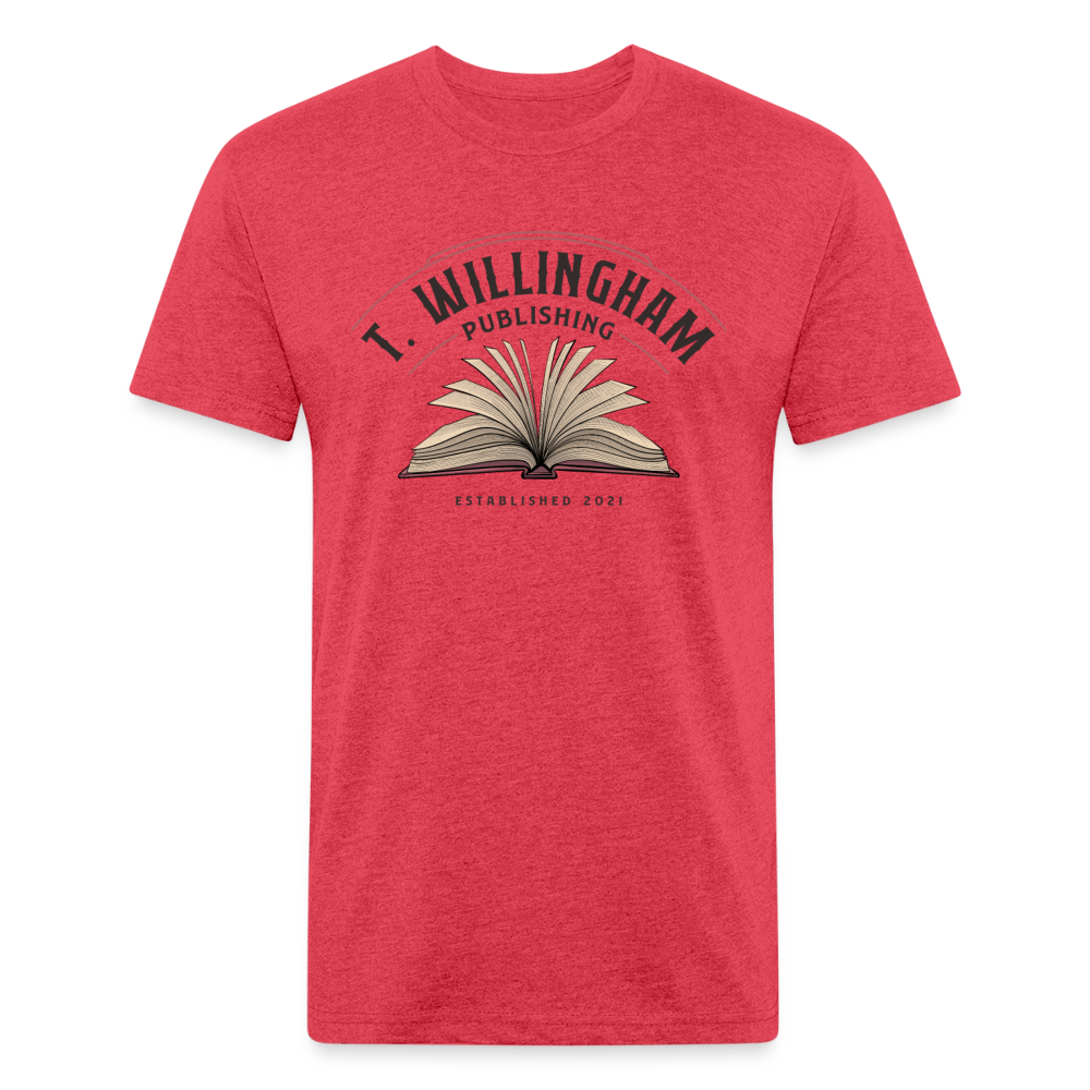TWP Fitted Cotton/Poly T-Shirt - heather red