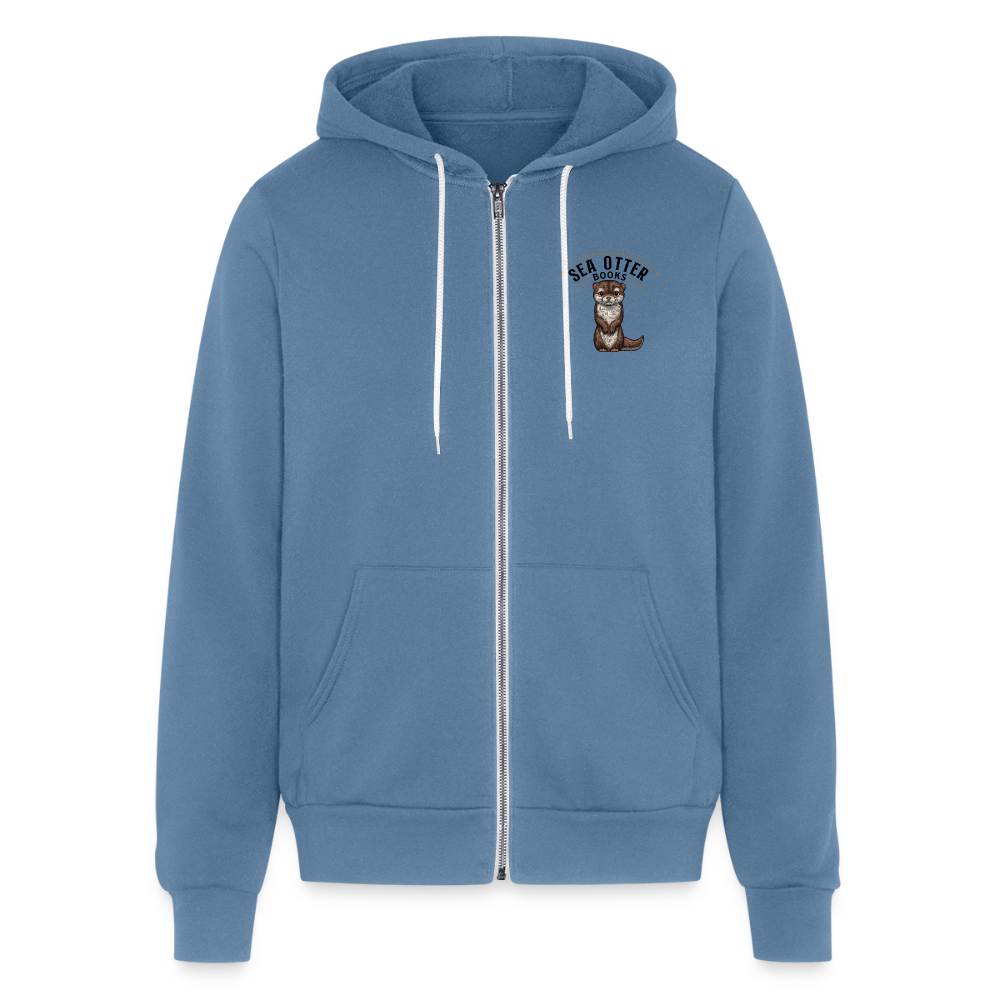 Sea Otter Books Hoodie - steel blue