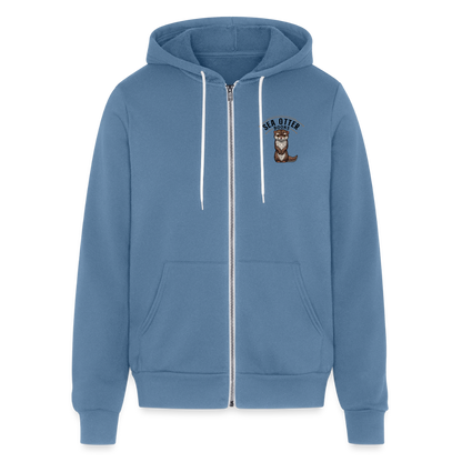 Sea Otter Books Hoodie - steel blue