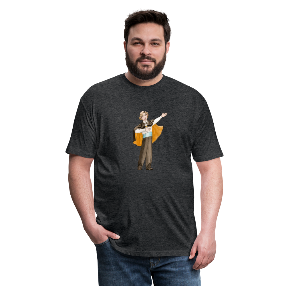 Opera Andy Fitted Cotton/Poly T-Shirt - heather black