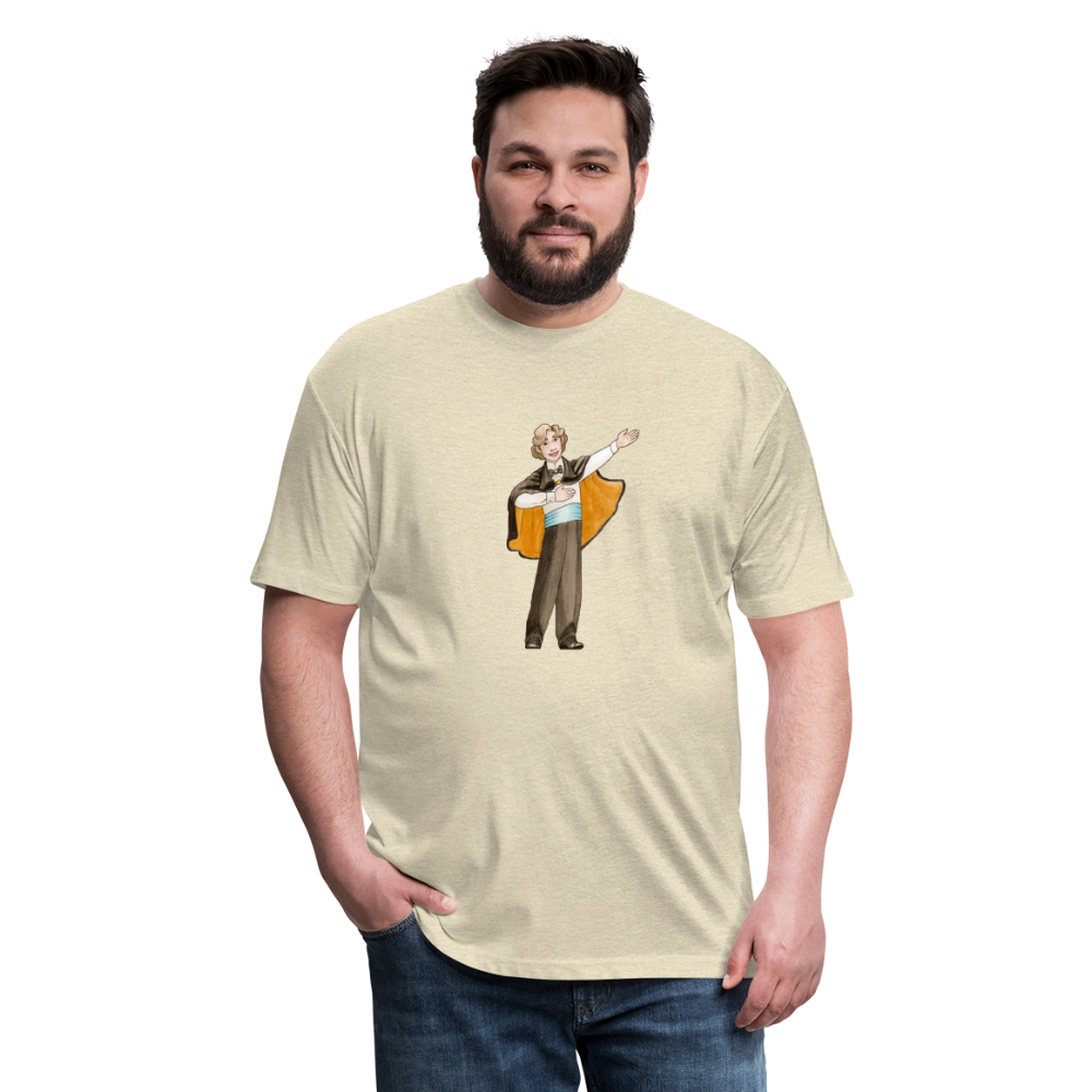 Opera Andy Fitted Cotton/Poly T-Shirt - heather cream