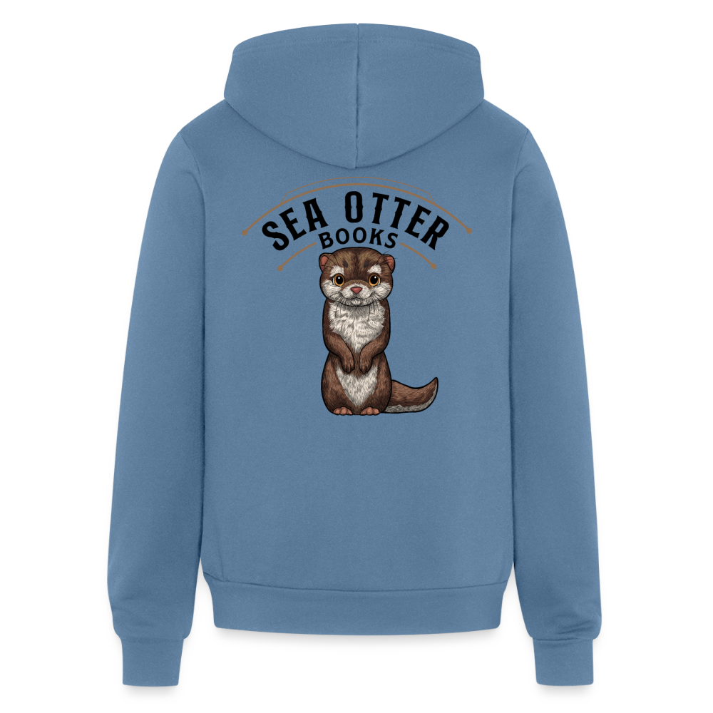 Sea Otter Books Hoodie - steel blue