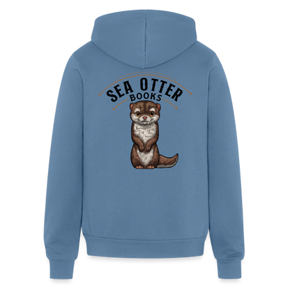 Sea Otter Books Hoodie - steel blue